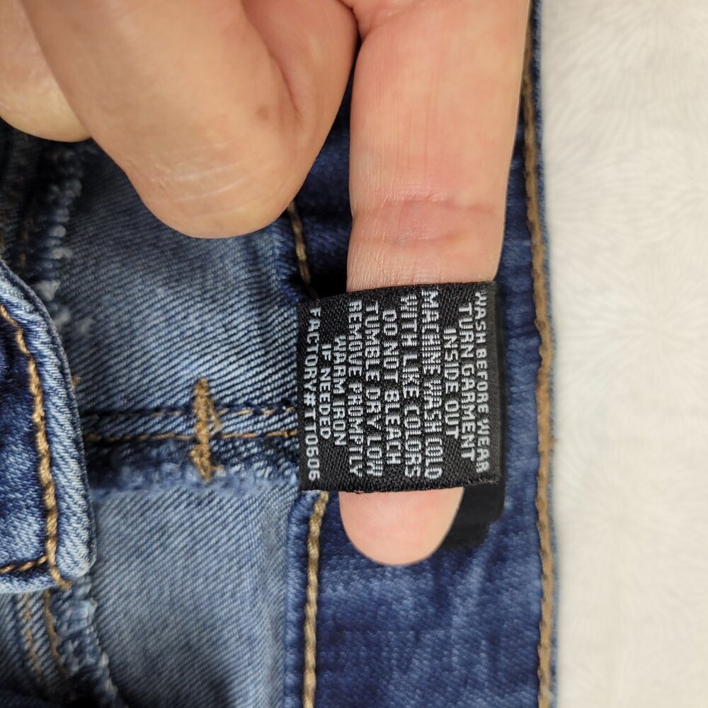 d. jeans medium denim bermuda shorts mid rise classic sporty normcore grandma 8 - Picture 8 of 10